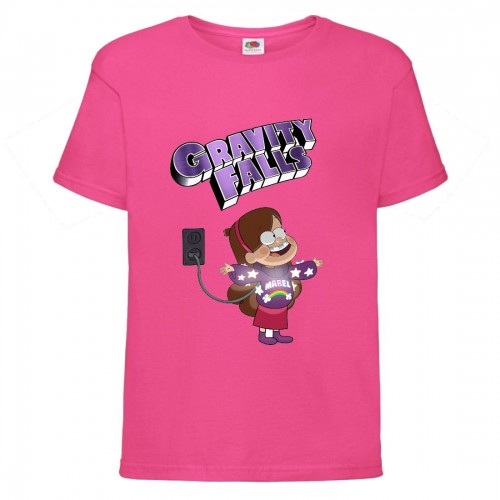 Футболка детская Гравити Фолз Гирлянда (Gravity Falls) розовая (GF pin-4) 104 см Футболка детская Гравити Фолз Гирлянда (Gravity Falls) розовая (GF pin-4) 104 см