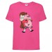 Футболка детская Гравити Фолз Мэйб piggy (Gravity Falls Mayb piggy) розовая (GF  pin-08) 104 см