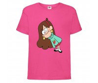 Футболка детская Гравити Фолз Мэйбл (Gravity Falls Maybl) розовая (GF pin-004) 104 см Футболка детская Гравити Фолз Мэйбл (Gravity Falls Maybl) розовая (GF pin-004) 104 см
