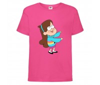 Футболка детская Гравити Фолз Мэйбл 2 (Gravity Falls Maybl 2) розовая (GF pin-005) 104 см Футболка детская Гравити Фолз Мэйбл 2 (Gravity Falls Maybl 2) розовая (GF pin-005) 104 см