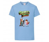 Футболка детская Гравити Фолз Мэйб и Диппер 9 (Gravity Falls Mayb and Dipper 9) голубой (GF lblu-03) 164 см Футболка детская Гравити Фолз Мэйб и Диппер 9 (Gravity Falls Mayb and Dipper 9) голубой (GF lblu-03) 164 см