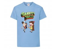 Футболка детская Гравити Фолз Мэйб и Диппер 12 (Gravity Falls Mayb and Dipper 12) голубой (GF lblu-06) 116 см Футболка детская Гравити Фолз Мэйб и Диппер 12 (Gravity Falls Mayb and Dipper 12) голубой (GF lblu-06) 116 см
