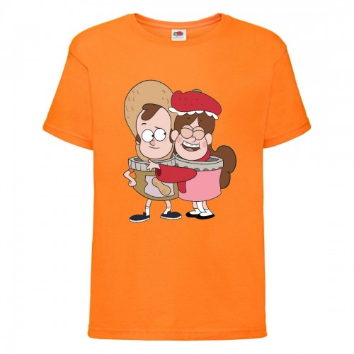 Футболка детская Гравити Фолз Мэйб и Диппер 5 (Gravity Falls Mayb and Dipper 5) оранжевая (GF or-8) 104 см Футболка детская Гравити Фолз Мэйб и Диппер 5 (Gravity Falls Mayb and Dipper 5) оранжевая (GF or-8) 104 см
