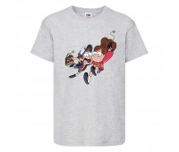 Футболка детская Гравити Фолз Мэйб и Диппер (Gravity Falls Mayb and Dipper) серая (GF gr-5) 164 см Футболка детская Гравити Фолз Мэйб и Диппер (Gravity Falls Mayb and Dipper) серая (GF gr-5) 164 см