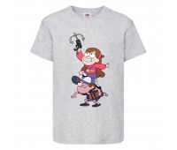 Футболка детская Гравити Фолз Мэйб и Диппер 4 (Gravity Falls Mayb and Dipper 4) серая (GF gr-7) 104 см Футболка детская Гравити Фолз Мэйб и Диппер 4 (Gravity Falls Mayb and Dipper 4) серая (GF gr-7) 104 см