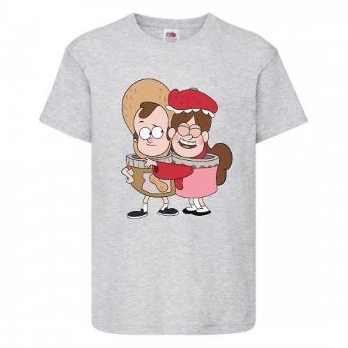 Футболка детская Гравити Фолз Мэйб и Диппер 5 (Gravity Falls Mayb and Dipper 5) серая (GF gr-8) 104 см Футболка детская Гравити Фолз Мэйб и Диппер 5 (Gravity Falls Mayb and Dipper 5) серая (GF gr-8) 104 см