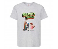 Футболка детская Гравити Фолз Мэйб и Диппер 9 (Gravity Falls Mayb and Dipper 9) серая (GF gr-03) 116 см Футболка детская Гравити Фолз Мэйб и Диппер 9 (Gravity Falls Mayb and Dipper 9) серая (GF gr-03) 116 см