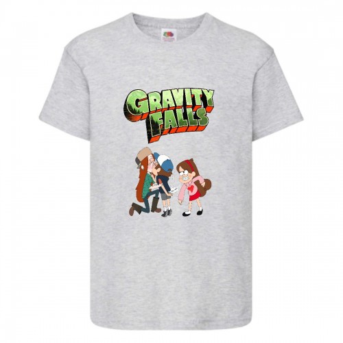 Футболка детская Гравити Фолз Мэйб и Диппер 9 (Gravity Falls Mayb and Dipper 9) серая (GF gr-03) 116 см Футболка детская Гравити Фолз Мэйб и Диппер 9 (Gravity Falls Mayb and Dipper 9) серая (GF gr-03) 116 см