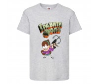 Футболка детская Гравити Фолз Мэйбл стреляет (Gravity Falls Maybl) серая (GF gr-002) 104 см Футболка детская Гравити Фолз Мэйбл стреляет (Gravity Falls Maybl) серая (GF gr-002) 104 см