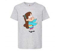 Футболка детская Гравити Фолз Мэйбл 2 (Gravity Falls Maybl 2) серая (GF gr-004) 116 см Футболка детская Гравити Фолз Мэйбл 2 (Gravity Falls Maybl 2) серая (GF gr-004) 116 см