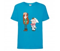 Футболка детская Гравити Фолз Венди и Диппер 2 (Gravity Falls Vendy and Dipper 2) синяя (GF blu-3) 116 см Футболка детская Гравити Фолз Венди и Диппер 2 (Gravity Falls Vendy and Dipper 2) синяя (GF blu-3) 116 см