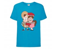 Футболка детская Гравити Фолз Мэйб и Диппер 5 (Gravity Falls Mayb and Dipper 5) синяя (GF blu-7) 104 см Футболка детская Гравити Фолз Мэйб и Диппер 5 (Gravity Falls Mayb and Dipper 5) синяя (GF blu-7) 104 см