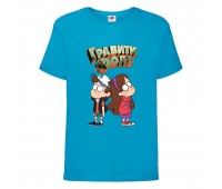 Футболка детская Гравити Фолз Мэйб и Диппер 6 (Gravity Falls Mayb and Dipper 6) синяя (GF blu-8) 104 см Футболка детская Гравити Фолз Мэйб и Диппер 6 (Gravity Falls Mayb and Dipper 6) синяя (GF blu-8) 104 см