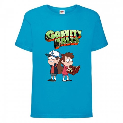 Футболка детская Гравити Фолз Мэйб и Диппер 7 (Gravity Falls Mayb and Dipper 7) синяя (GF blu-9) 104 см Футболка детская Гравити Фолз Мэйб и Диппер 7 (Gravity Falls Mayb and Dipper 7) синяя (GF blu-9) 104 см