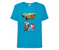 Футболка детская Гравити Фолз Мэйб и Диппер 9 (Gravity Falls Mayb and Dipper 9) синяя (GF blu-02) 116 см Футболка детская Гравити Фолз Мэйб и Диппер 9 (Gravity Falls Mayb and Dipper 9) синяя (GF blu-02) 116 см