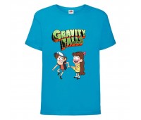 Футболка детская Гравити Фолз Мэйб и Диппер 12 (Gravity Falls Mayb and Dipper 12) синяя (GF blu-05) 116 см Футболка детская Гравити Фолз Мэйб и Диппер 12 (Gravity Falls Mayb and Dipper 12) синяя (GF blu-05) 116 см
