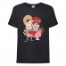 Футболка детская Гравити Фолз Мэйб и Диппер 5 (Gravity Falls Mayb and Dipper 5) черная (GF  blc-8) 104 см
