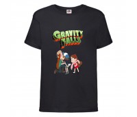 Футболка детская Гравити Фолз Мэйб и Диппер 9 (Gravity Falls Mayb and Dipper 9) черная (GF blc-03) 116 см Футболка детская Гравити Фолз Мэйб и Диппер 9 (Gravity Falls Mayb and Dipper 9) черная (GF blc-03) 116 см
