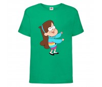 Футболка детская Гравити Фолз Мэйбл 2 (Gravity Falls Maybl 2) зеленая (GF grn-09) 116 см Футболка детская Гравити Фолз Мэйбл 2 (Gravity Falls Maybl 2) зеленая (GF grn-09) 116 см