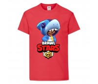 Футболка детская Бравл Старс Акула (Brawl Stars Shark) красная (BS read-8) 164 см Футболка детская Бравл Старс Акула (Brawl Stars Shark) красная (BS read-8) 164 см