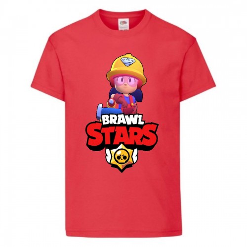 Футболка детская Бравл Старс Джеки (Brawl Stars Jeky) красная (BS read-08) 104 см Футболка детская Бравл Старс Джеки (Brawl Stars Jeky) красная (BS read-08) 104 см