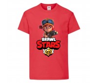 Футболка детская Бравл Старс Джесси (Brawl Stars Jessy) красная (BS read-09) 104 см