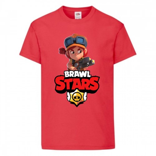 Футболка детская Бравл Старс Джесси (Brawl Stars Jessy) красная (BS read-09) 104 см Футболка детская Бравл Старс Джесси (Brawl Stars Jessy) красная (BS read-09) 104 см