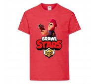 Футболка детская Бравл Старс Кольт (Brawl Stars colt) красная (BS read-002) 116 см Футболка детская Бравл Старс Кольт (Brawl Stars colt) красная (BS read-002) 116 см