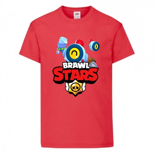 Футболка детская Бравл Старс Нани (Brawl Stars Colt) красная (BS read-006) 104 см Футболка детская Бравл Старс Нани (Brawl Stars Colt) красная (BS read-006) 104 см