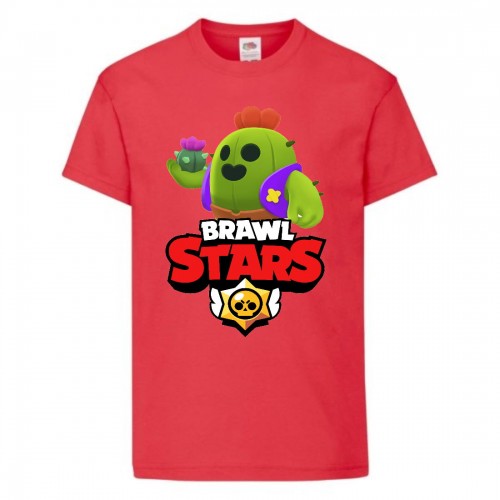 Футболка детская Бравл Старс Спайк (Brawl Stars Spike) красная (BS read-11) 104 см Футболка детская Бравл Старс Спайк (Brawl Stars Spike) красная (BS read-11) 104 см