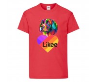 Футболка Лайк Likee красная (Lik rd-1) 164 см Футболка Лайк Likee красная (Lik rd-1) 164 см