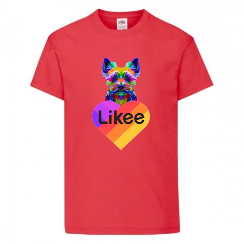 Футболка Лайк Likee красная 1 (Lik rd-2) 140 см Футболка Лайк Likee красная 1 (Lik rd-2) 140 см