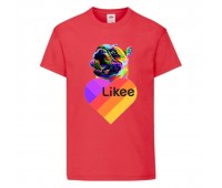 Футболка Лайк Likee красная 3 (Lik rd-4) 164 см