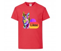 Футболка Лайк Likee красная 7 (Lik rd-8) 152 см