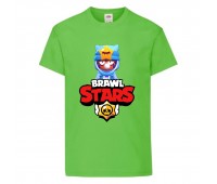 Футболка детская Бравл Старс Сэнди (Brawl Stars Sandy) светлозеленый (BS ligr-5) 116 см