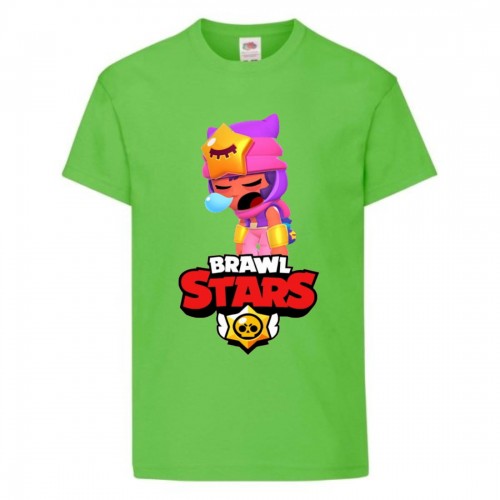 Футболка детская Бравл Старс Сэнди 3 (Brawl Stars Sandy 3) светлозеленый (BS ligr-7) 116 см Футболка детская Бравл Старс Сэнди 3 (Brawl Stars Sandy 3) светлозеленый (BS ligr-7) 116 см
