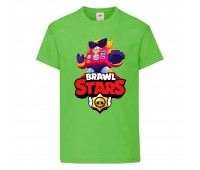 Футболка детская Бравл Старс Вольт (Brawl Stars Surge) светлозеленый (BS ligr-01) 116 см Футболка детская Бравл Старс Вольт (Brawl Stars Surge) светлозеленый (BS ligr-01) 116 см