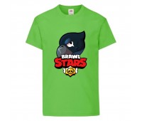 Футболка детская Бравл Старс Ворон 3 (Brawl Stars Voron 3) светлозеленый (BS ligr-04) 140 см Футболка детская Бравл Старс Ворон 3 (Brawl Stars Voron 3) светлозеленый (BS ligr-04) 140 см