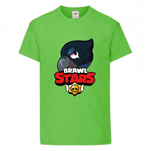 Футболка детская Бравл Старс Ворон 3 (Brawl Stars Voron 3) светлозеленый (BS ligr-04) 140 см Футболка детская Бравл Старс Ворон 3 (Brawl Stars Voron 3) светлозеленый (BS ligr-04) 140 см