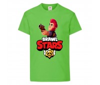 Футболка детская Бравл Старс Кольт 2 (Brawl Stars Colt 2) светлозеленый (BS ligr-002) 116 см Футболка детская Бравл Старс Кольт 2 (Brawl Stars Colt 2) светлозеленый (BS ligr-002) 116 см