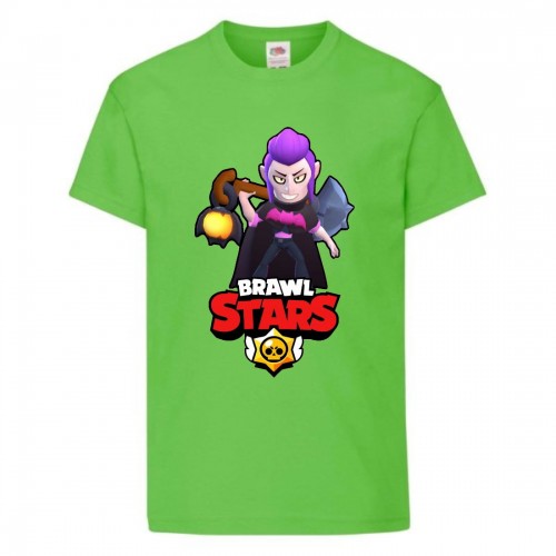 Футболка детская Бравл Старс Мортис (Brawl Stars Mortis) светлозеленый (BS ligr-004) 116 см Футболка детская Бравл Старс Мортис (Brawl Stars Mortis) светлозеленый (BS ligr-004) 116 см