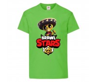 Футболка детская Бравл Старс Поко (Brawl Stars Poko) светлозеленый (BS ligr-009) 116 см