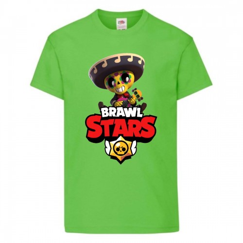 Футболка детская Бравл Старс Поко (Brawl Stars Poko) светлозеленый (BS ligr-009) 116 см Футболка детская Бравл Старс Поко (Brawl Stars Poko) светлозеленый (BS ligr-009) 116 см