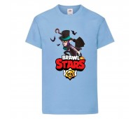 Футболка детская Бравл Старс Мортис 2 (Brawl Stars Mortis 2) светло-голубой (BS libl-1) 104 см Футболка детская Бравл Старс Мортис 2 (Brawl Stars Mortis 2) светло-голубой (BS libl-1) 104 см