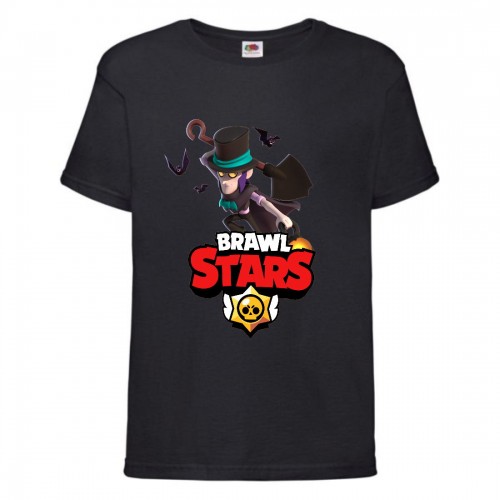 Футболка детская Бравл Старс Мортис 2 (Brawl Stars Mortis 2) черная (BS blc-1) 104 см Футболка детская Бравл Старс Мортис 2 (Brawl Stars Mortis 2) черная (BS blc-1) 104 см