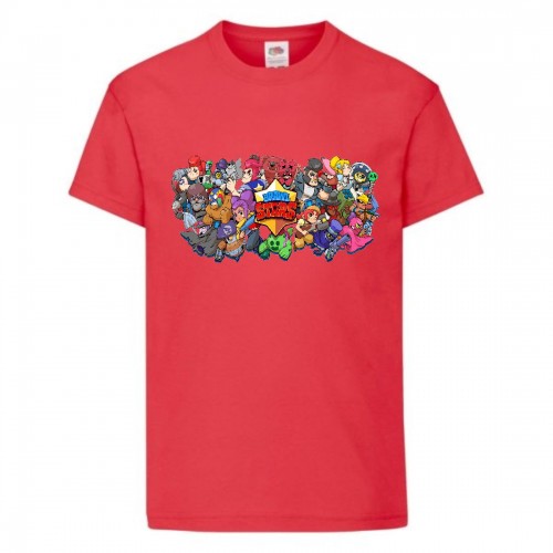 Футболка детская Бравл Старс Все герои (Brawl Stars ALL HIROES) красная (BS read-55) 104 см Футболка детская Бравл Старс Все герои (Brawl Stars ALL HIROES) красная (BS read-55) 104 см
