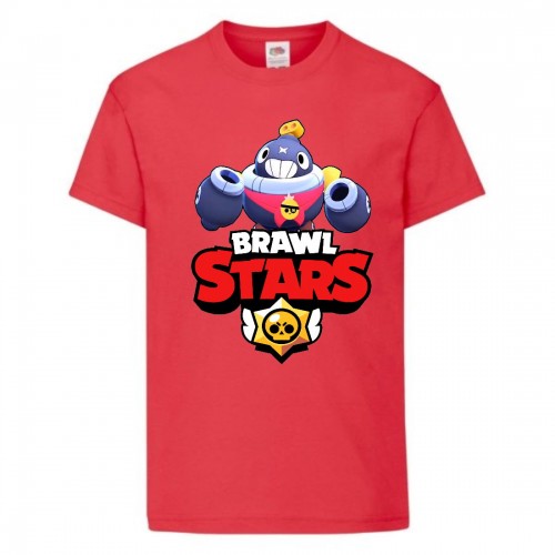 Футболка детская Бравл Старс Тик (Brawl Stars Tik) красная (BS read-77) 104 см Футболка детская Бравл Старс Тик (Brawl Stars Tik) красная (BS read-77) 104 см