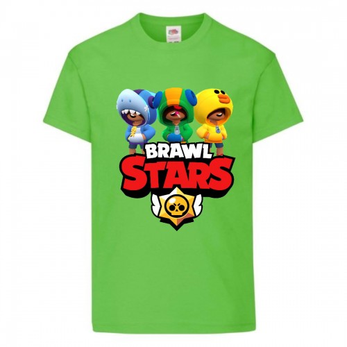 Футболка детская Бравл Старс Все Герои (Brawl Stars All Hero) светлозеленый (BS ligr-44) 116 см Футболка детская Бравл Старс Все Герои (Brawl Stars All Hero) светлозеленый (BS ligr-44) 116 см