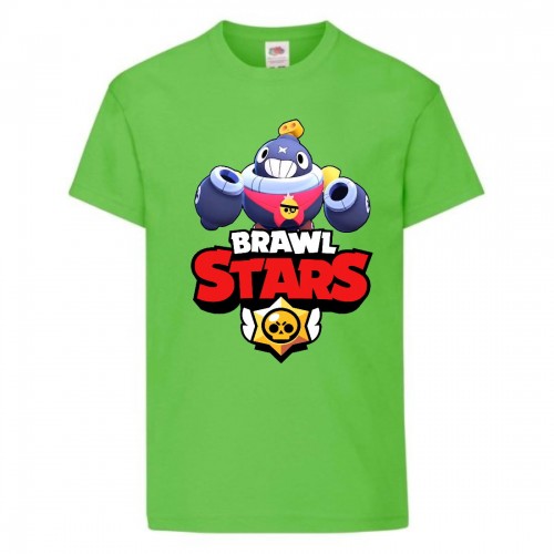 Футболка детская Бравл Старс Тик (Brawl Stars Tik) светлозеленый (BS ligr-77) 140 см Футболка детская Бравл Старс Тик (Brawl Stars Tik) светлозеленый (BS ligr-77) 140 см