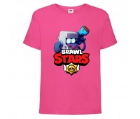 Футболка детская Бравл Старс 8-БИТ (Brawl Stars 8-BIT) розовая (BS pinc-1) 104 см Футболка детская Бравл Старс 8-БИТ (Brawl Stars 8-BIT) розовая (BS pinc-1) 104 см